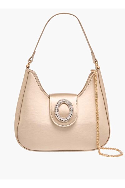 Flora Bella by Shoexpress حقيبة كتف مزينة من فلورا بيلا مع زر إغلاق مغناطيسي ...