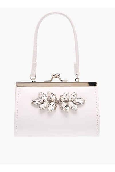 Flora Bella by Shoexpress حقيبة يد فلورا بيلا المزخرفة بقفل قبلة - العرض 13 س...