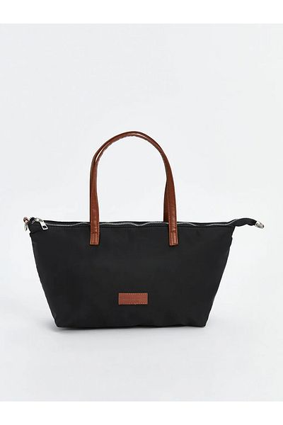 LC Waikiki ACCESORII LCW Geantă tote pentru femei din țesătură parașută neagră