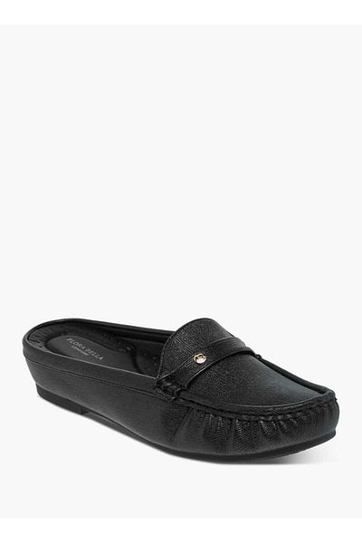 Flora Bella by Shoexpress Flora Bella Textured Slip-On Mules