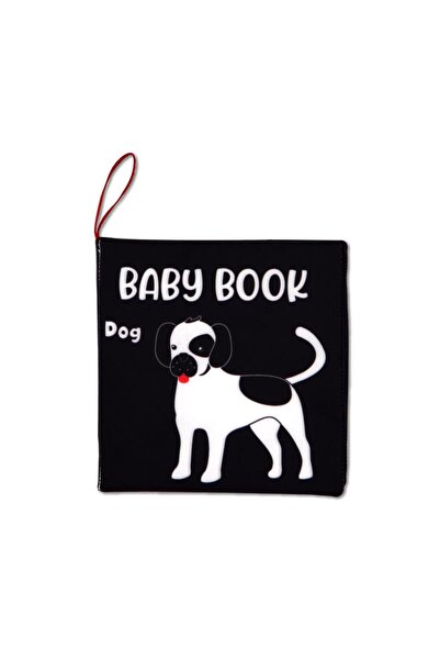 Tox İngilizce Siyah Beyaz Evcil Hayvanlar Kumaş Sessiz Kitap E496 - Bez Kitap...