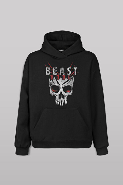 Kendim Seçtim Beast Mode Gym Sports Workout Štampano Muška Sa kapuljačom Hood...