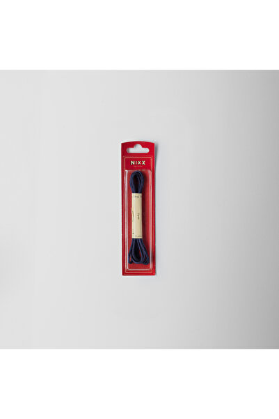 Nixx NX306 - أربطة حذاء كلاسيكية شمعية مستديرة مقاس 70 سم - أزرق داكن - زوج واحد