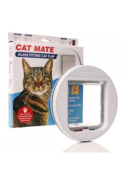 Cat Mate Cam Için Kedi Kapısı 4 Yollu