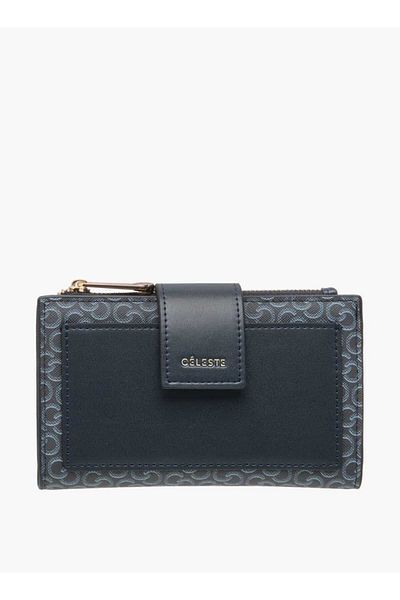 Celeste Monogram Print Bi-Fold Wallet