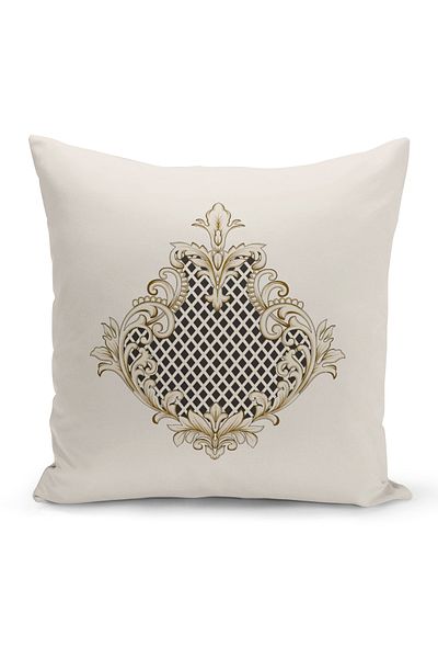 Bertille Home Ramadan Series Double Sided Digital Printed Throw Pillow Case (Ramadan Cushion Cover)