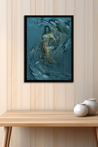 Saturn Pictură înrămată Aquaman - Pictură poster Marvel