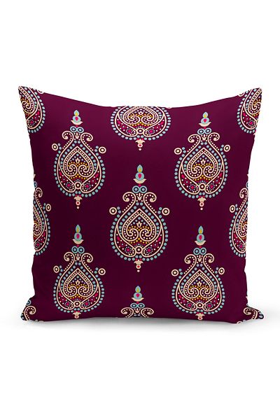 Bertille Home Husă de pernă cu imprimare digitală pe două fețe din seria Ramadan (Husă de pernă Ramadan)