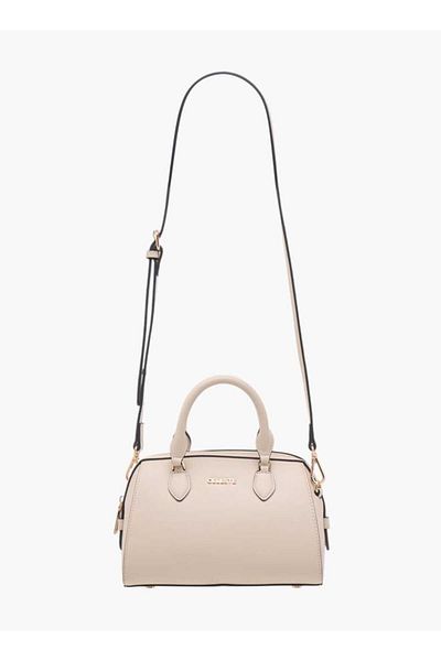 Celeste Textured Tote Bag with Double Handle and Detachable Strap