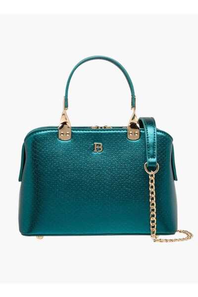 Flora Bella by Shoexpress حقيبة فلورا بيلا المزخرفة بمقبض مزدوج وحزام سلسلة -...