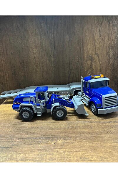 scntoys Sesli ve Işıklı Kepçe Dozer Taşıyıcı Tır Oyuncak Dozer Ve Taşıyıcı Tı...