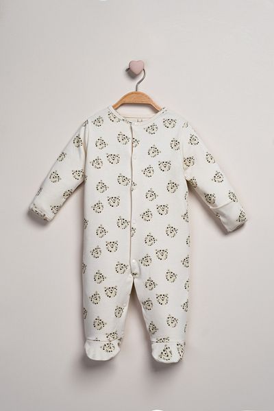 Baby Fou Jumpsuit with Gloves and Booties