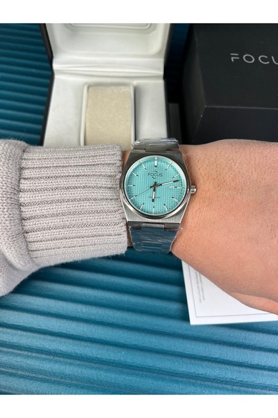 Focus ERKEK KOL SATİ GÜMÜŞ KASA ÖZEL KADRAN 2 YIL GARANTİLİ SU GEÇİRMEZ