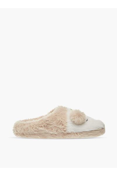 Le Confort Bear Applique Slip-On Bedroom Mules