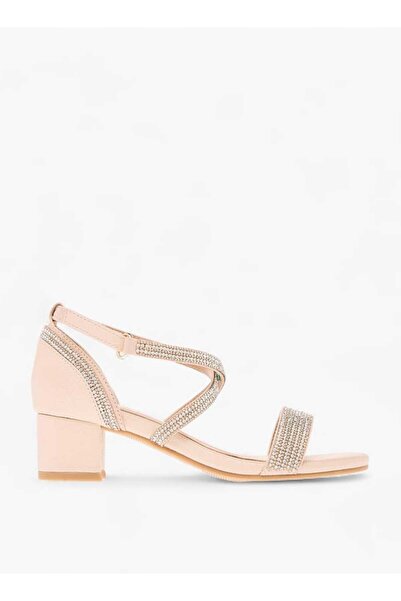 Celeste Celeste Girls' Embellished Sandals with Hook and Loop Closure