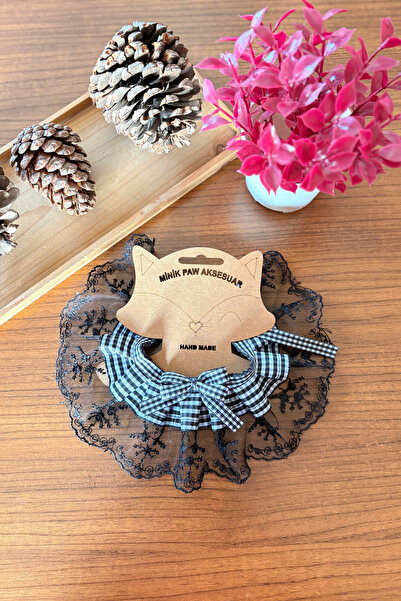 Minikpaw aksesuar طوق دانتيل للقطط والكلاب من السلالات الصغيرة