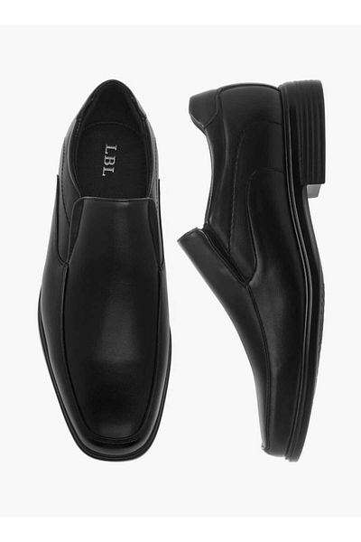 LBL by Shoexpress Panelled Slip-On Loafers
