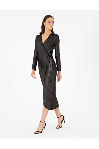 Pierre Cardin Siyah Slim Fit Örme Elbise 50296431-VR046