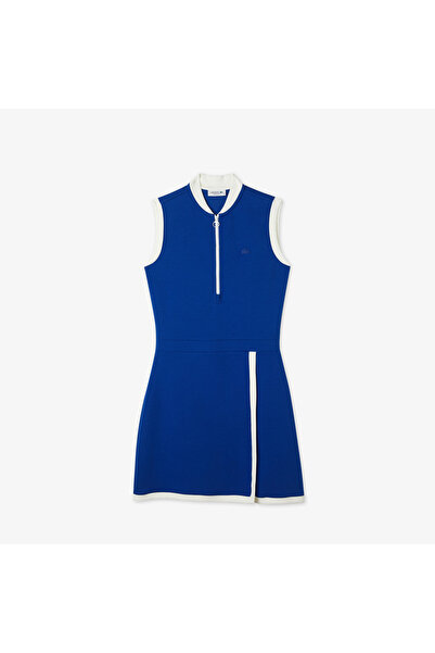 Lacoste Kadın Flare Fit Lacivert Elbise