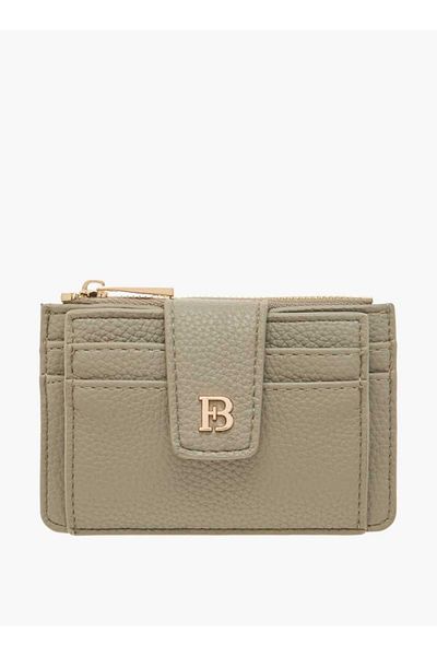 Flora Bella by Shoexpress Flora Bella Textured Wallet with Zip Closure