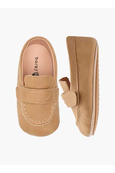 Barefeet Stitch Detail Shoes with Hook and Loop Closure