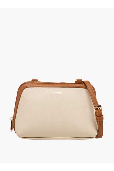 Missy Panelled Crossbody Bag with Detachable Strap and Zip Closure - W 9 x H ...