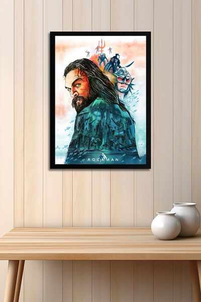 Saturn Pictură înrămată Aquaman - Pictură poster Marvel