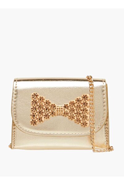 Flora Bella by Shoexpress Flora Bella Bow Embellished Crossbody Bag with Chai...