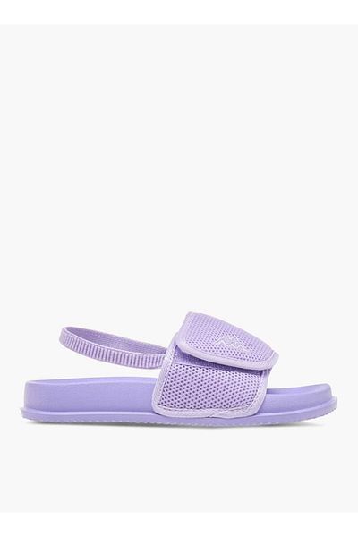 Kappa Girls' Textured Slides with Elastic Strap