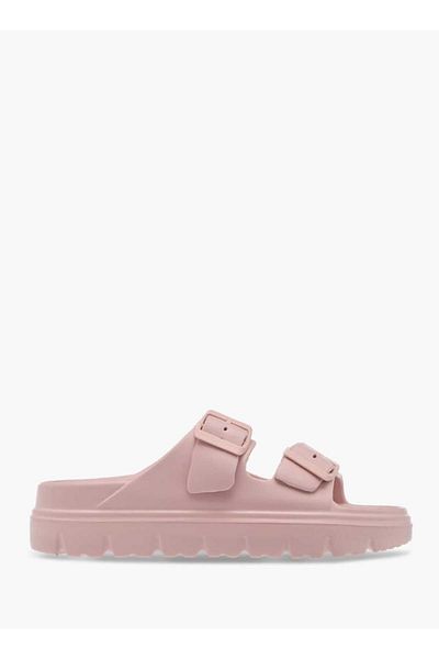 Celeste Women's Buckle Accent Slide Slippers with Slip-On Closure