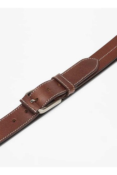 Lee Cooper Lee Cooper Leather Belt with Pin Buckle Closure