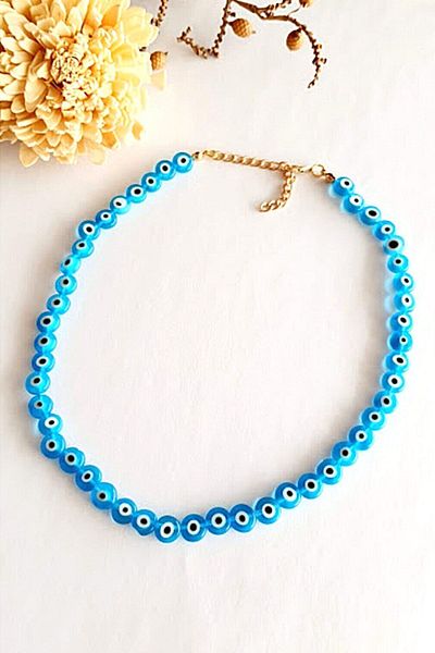 PETEK AKSESUAR Alaçatı Evil Eye Necklace