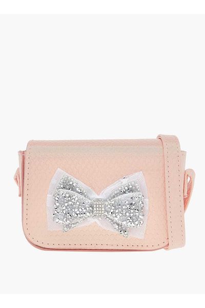 Flora Bella by Shoexpress Flora Bella Embellished Crossbody Bag with Adjustable Strap and Magnetic Closure