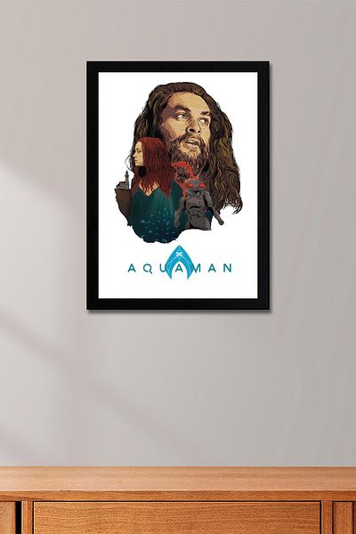 Saturn Pictură înrămată Aquaman - Pictură poster Marvel