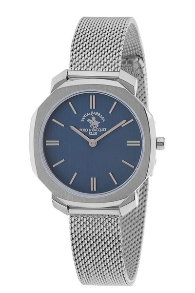 Santa Barbara Polo & Racquet Club ساعة يد نسائية من سانتا باربرا POLO&R.C طرا...