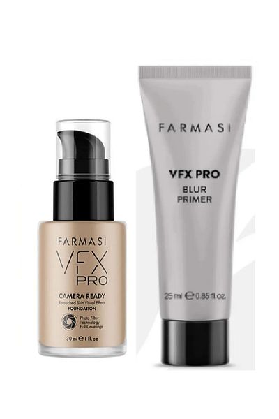 Farmasi قاعدة مكياج VFX Pro Camera جاهزة باللون البيج الطبيعي 30 مل 25 مل