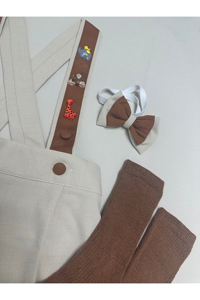 annerüyası Safari Concept Shorts Salopette Flatwear Socks