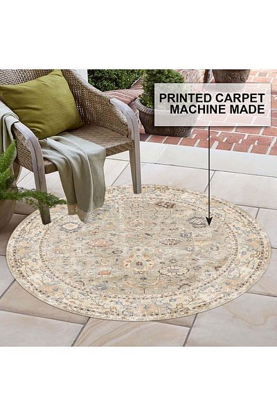 Bamyum Monty Bedruckter Teppich Chenille-Druckmaschinell hergestellter, waschbarer mehrfarbiger Teppich