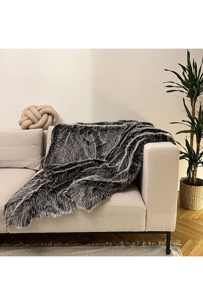 sevaradekor Plush Cover Non-Slip Sofa Cover Lolita Sofa Cover 200 X 75 cm