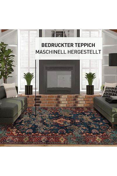 Bamyum Kinevart Bedruckter Teppich Chenille-Druck Maschinell hergestellter Teppich