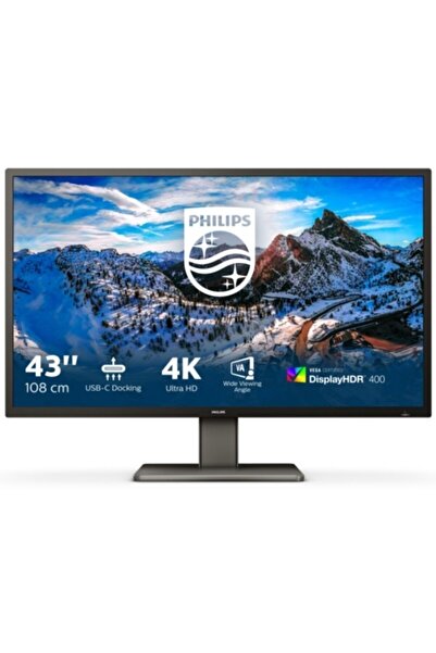 Philips 43 439p1/00 Monitor LED 4k Type-C 4ms