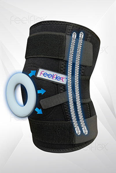 Feelflex Menüsküs Çapraz Bağ Patella Çelik Ligament Destekli Sporcu Dizlik