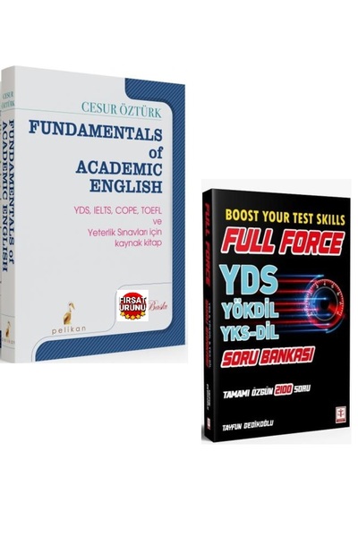 Tercih Akademi Yayınları Cesur Öztürk-Fundamentals Of Academic English-YDS-YÖ...