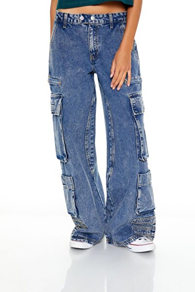 Forever 21 Kargo Jean Pantolon