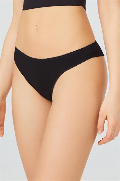 Cottonhill Chiloți brazilian din bumbac Basic, pachet de 3