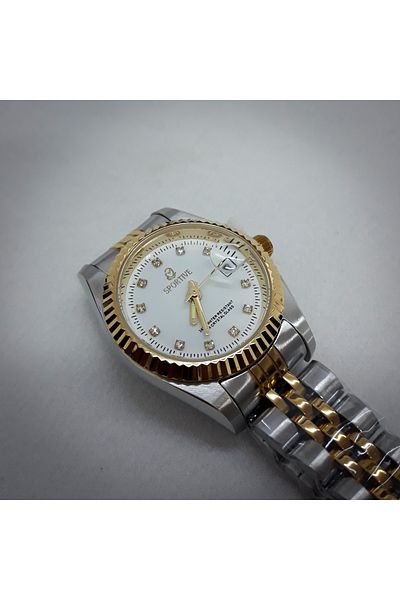 Sportive 25mm Steel Women's Wristwatch