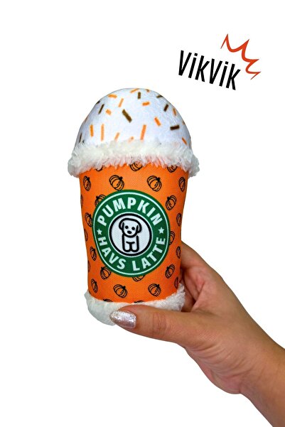 Havhav Havhavcafe Plush Dog Toy Pumpkin Havs Latte Vikvik Dog Toy with Sound