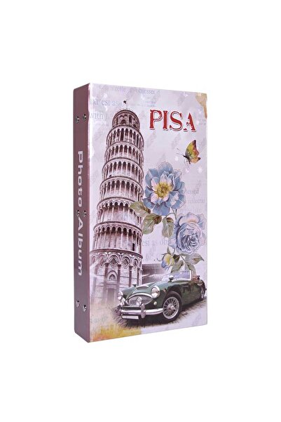 Nobbystar ألبوم صور بنمط برج بيزا مقاس 10 × 15 سم مكون من 300 قطعة