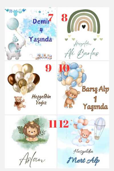 Yavuz Hoşgeldin Bebek Çikolatası Yenidoğan Hediyelik Çikolata Karton Kutu 32'li