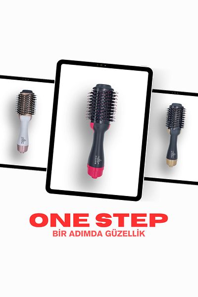 ONE STEP مشط لتصفيف الشعر وتصويب الشعر